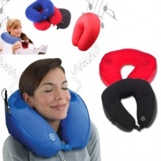 Neck Back Massage Pillow Cushion Vibrating Fabric Home Car Relaxing Massager Uk