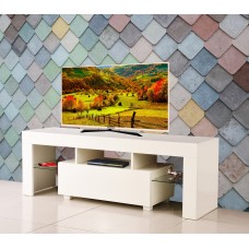 130cm Wide High Gloss LED TV Stand BA0006