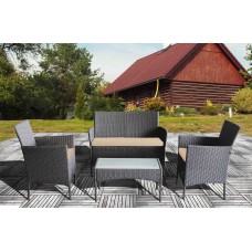 4 PC Rattan Furniture Set